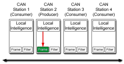 The CAN network structure